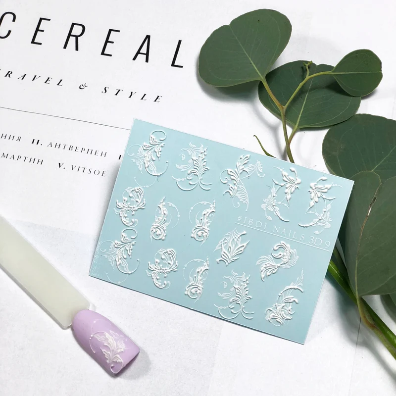 IBDI 3D Venzel pattern nail decals / sliders #3D 9