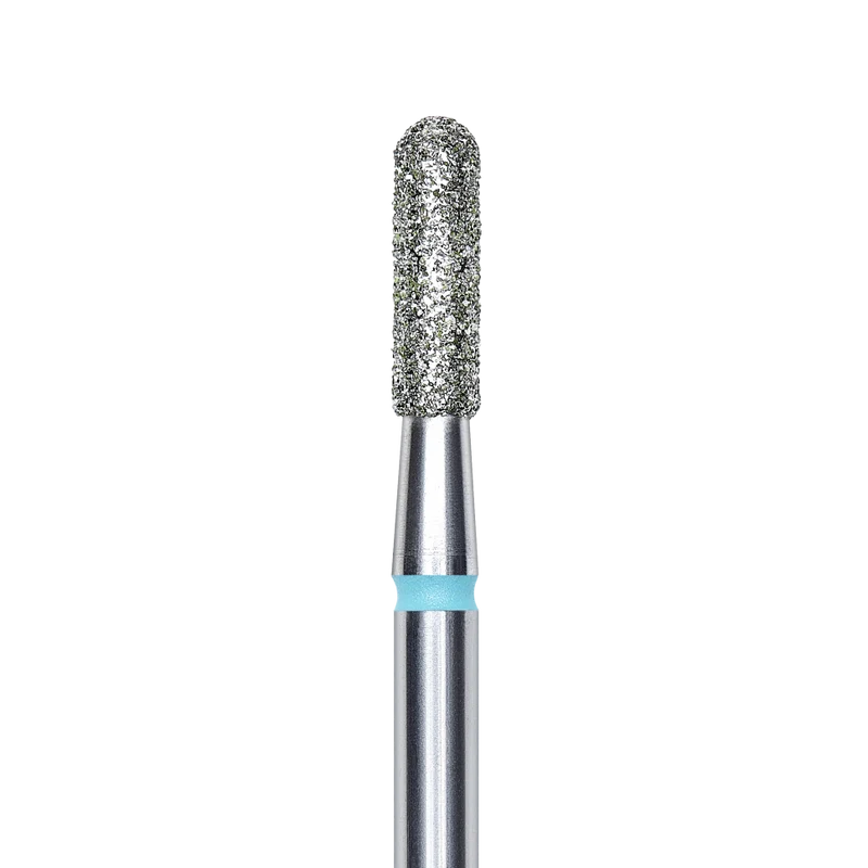 Fräseraufsatz Zylinder abgerundet Diamant Bit mittel (blau) in Größen: 1,4mm 2,3mm 2,5mm von STALEKS
