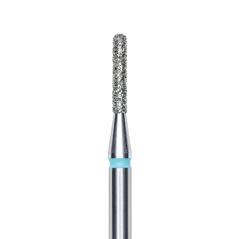 Fräseraufsatz Zylinder abgerundet Diamant Bit mittel (blau) in Größen: 1,4mm 2,3mm 2,5mm von STALEKS