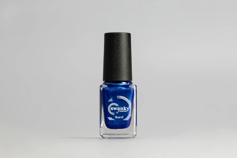 Stampinglack blaues Perlmutt metallic Nr. M117 von Swanky