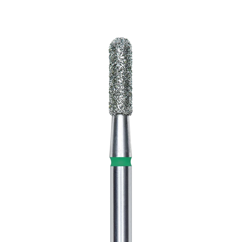 Fräseraufsatz Zylinder abgerundet Diamant Bit grob (grün) in Größen: 1,4mm und 2,3mm von STALEKS