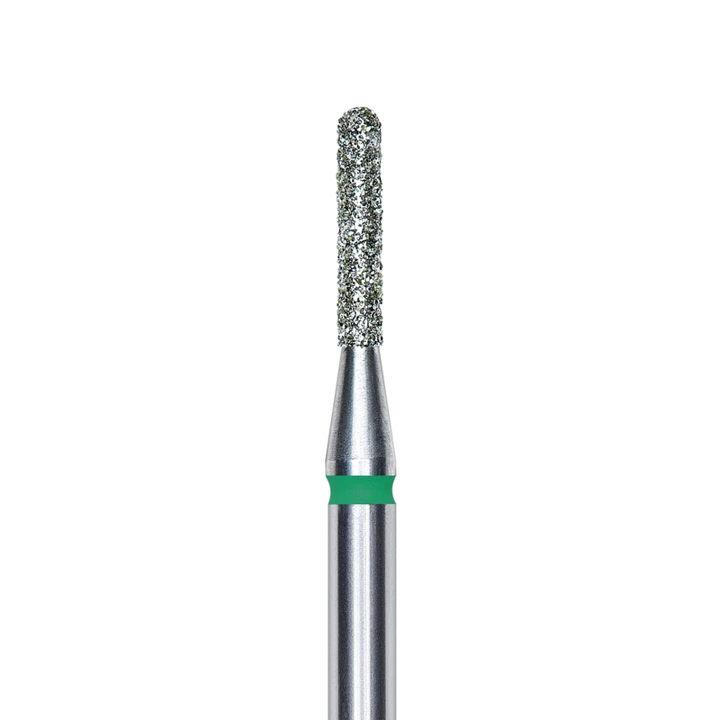 Fräseraufsatz Zylinder abgerundet Diamant Bit grob (grün) in Größen: 1,4mm und 2,3mm von STALEKS