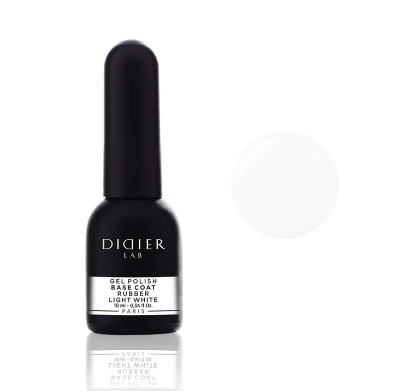 LIGHT WHITE - RUBBER BASE COAT 10 ml DIDIER LAB