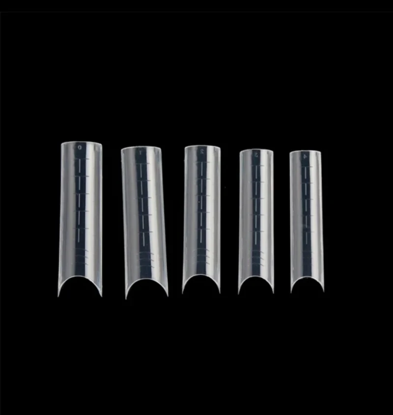 Flüssige Nageltips mit idealer C-Kurve klar 120St