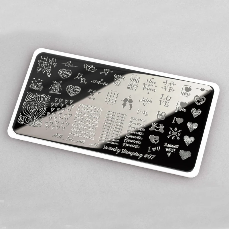 Stamping Platte Schablone arti for you Nr. 07 von Swanky