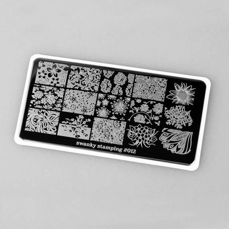 Stamping Platte Schablone Nr. 012 von Swanky