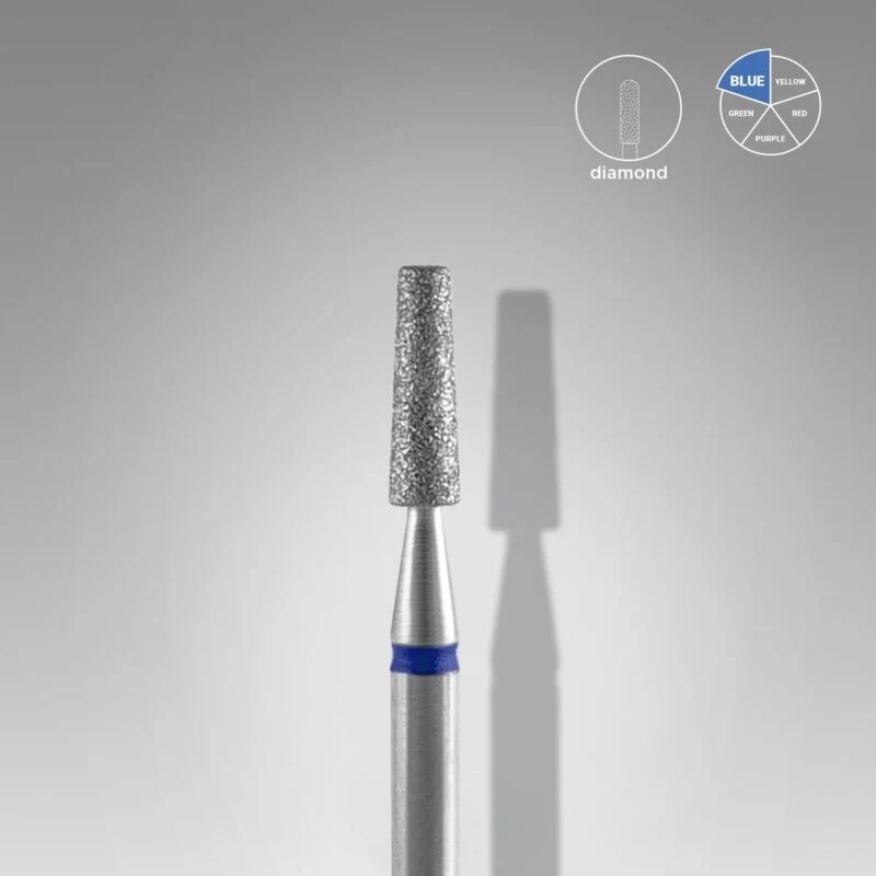 Fräseraufsatz Konus stumpfe Spitze Diamant Bit mittel (blau) in Größen: 1,0mm bis 1,8mm von STALEKS