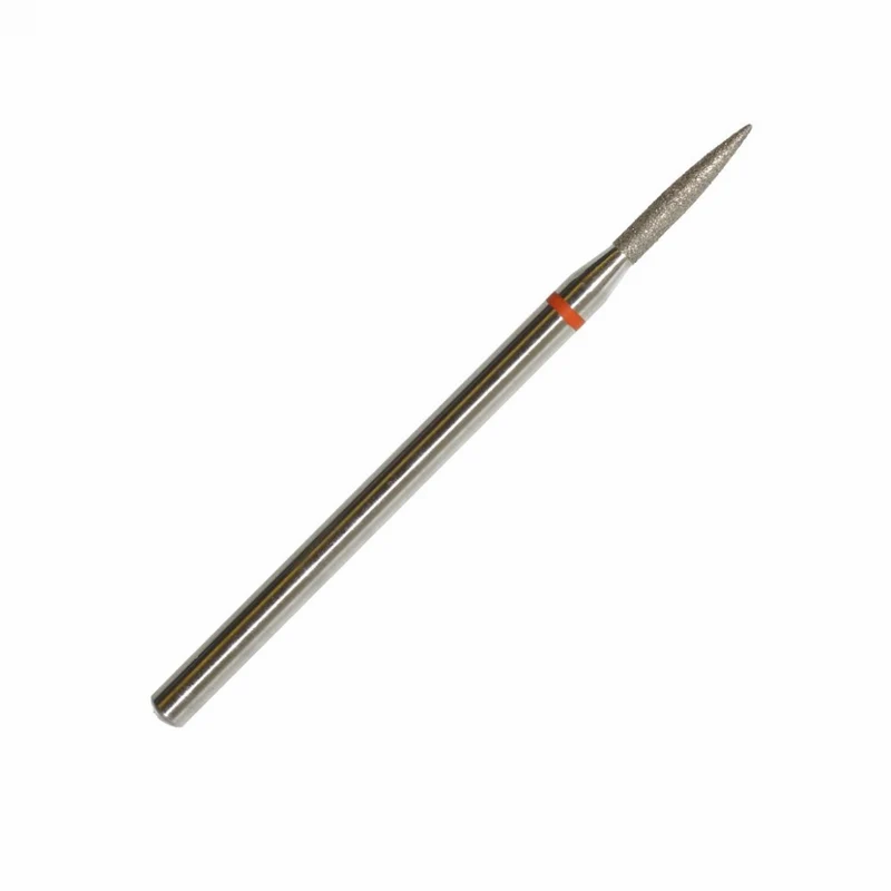 Fräseraufsatz Diamant Bit Flamme fein (rot) in Größen: 1,2 mm bis 5,0 mm von KMIZ