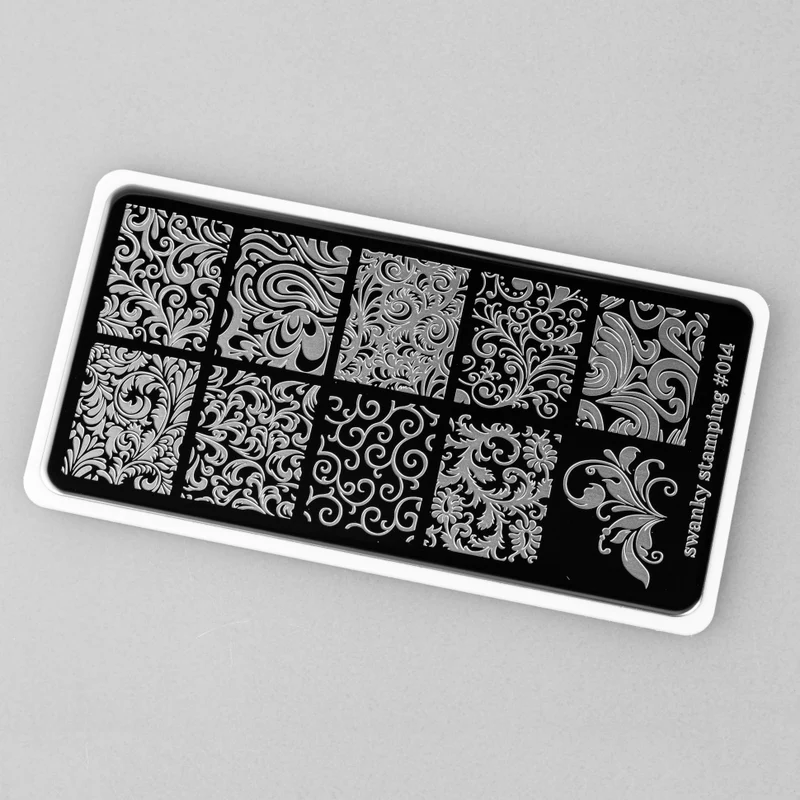 Stamping Platte Schablone Nr. 014 von Swanky