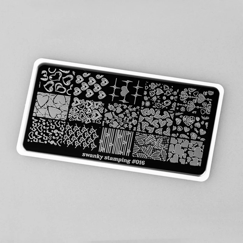 Stamping Platte Schablone Nr. 016 von Swanky