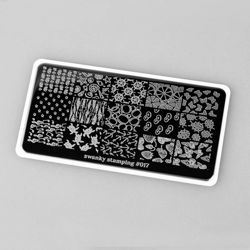 Stamping Platte Schablone Nr. 017 von Swanky