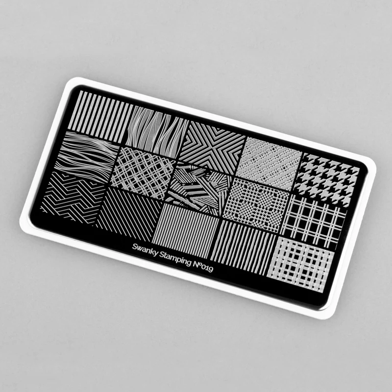 Stamping Platte Schablone Nr. 019 von Swanky