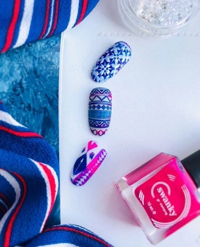 Stamping Platte Schablone Nr. 022 von Swanky