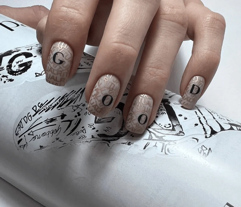 0003 by Davydova Matte stamping schablone + design blatt ART STAMPING