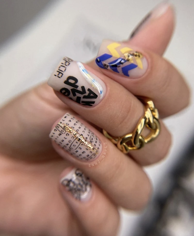 0003 by Davydova Matte stamping schablone + design blatt ART STAMPING
