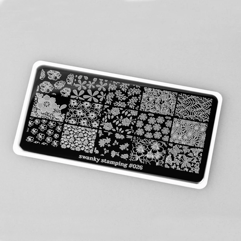 Stamping Platte Schablone Nr. 026 von Swanky