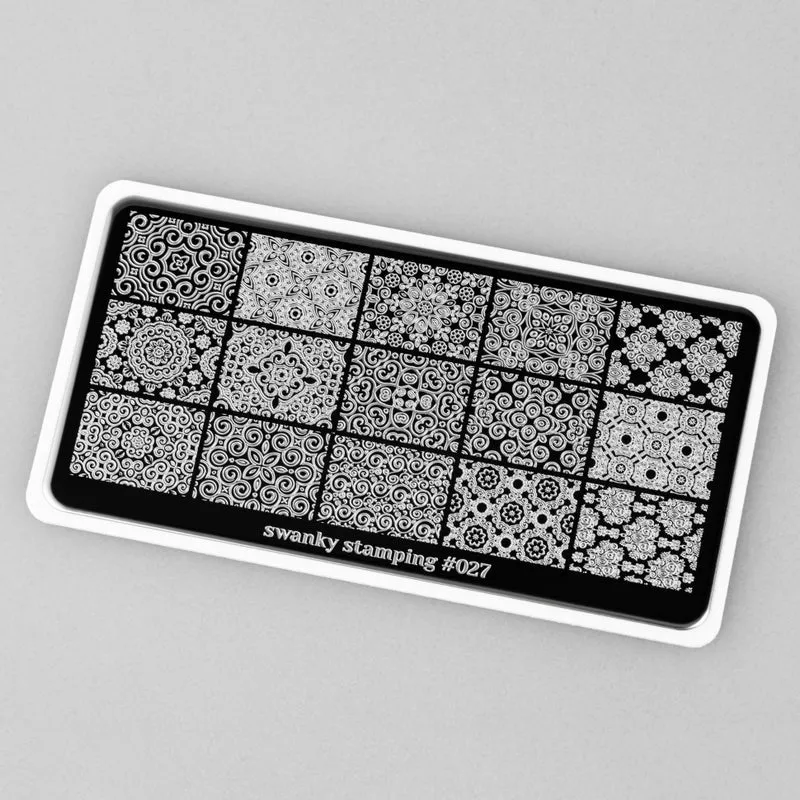 Stamping Platte Schablone Nr. 027 von Swanky