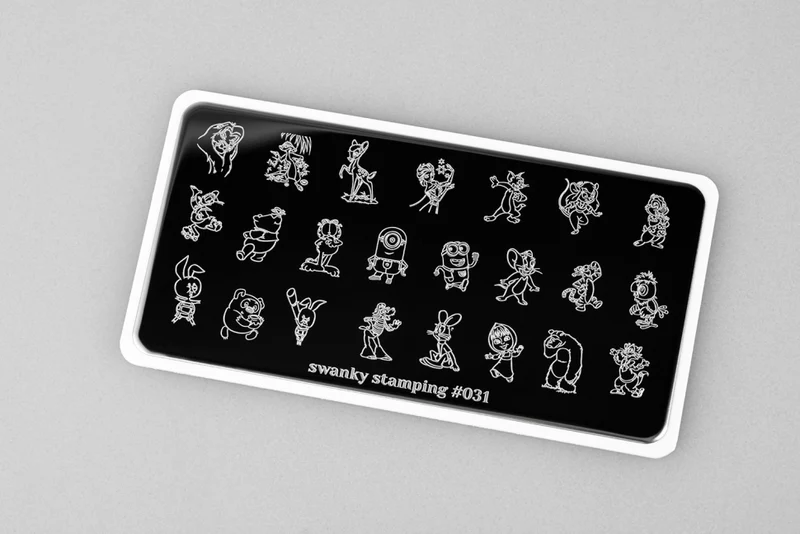 Stamping Platte Schablone Nr. 031 von Swanky