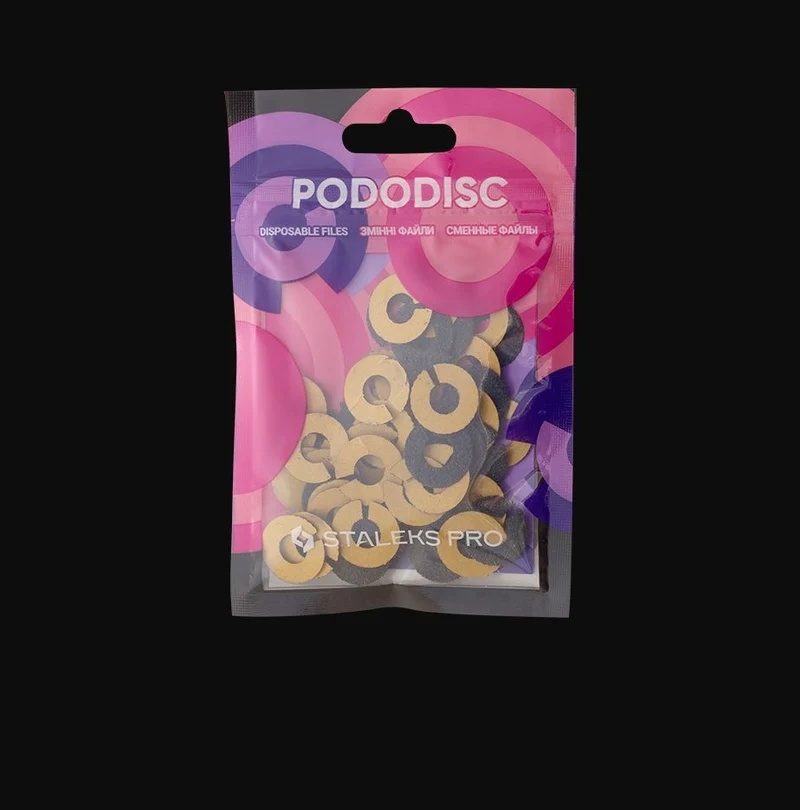 Ersatz Schleifpapier für Podo Disc L PDFR-25 Körnung 80-320 (50 St.) STALEKS PRO
