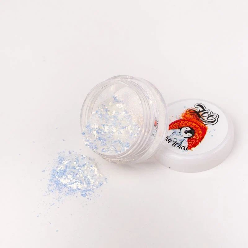 Glitter Flocken Folie Opal von ZOO Nail