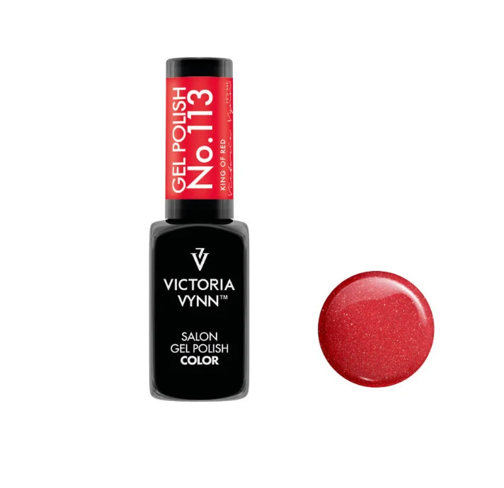 113 King of Red Gel polish 8ml VICTORIA VYNN