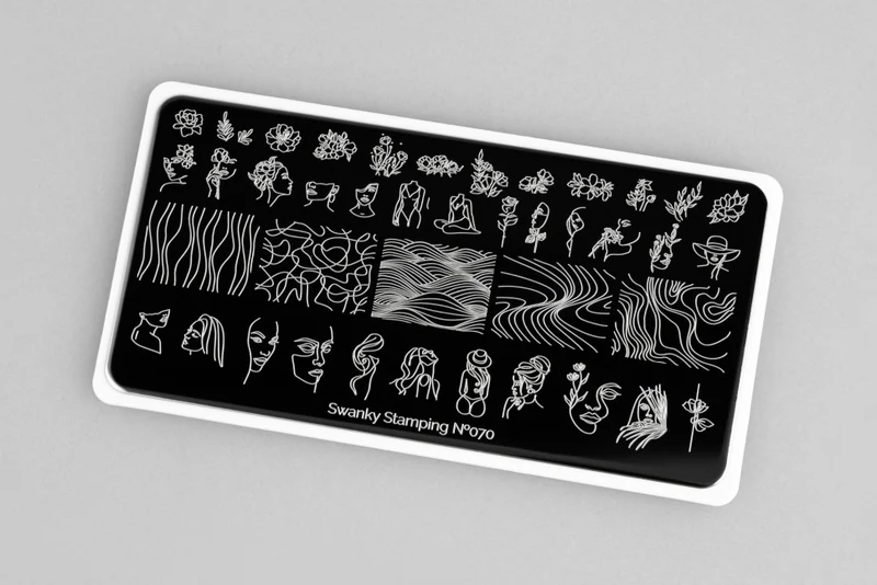 Stamping Platte Schablone Nr. 070 von Swanky