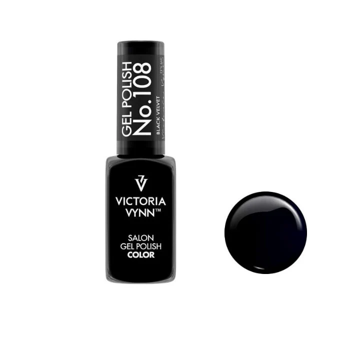 108 Black Velvet Gel polish 8ml VICTORIA VYNN