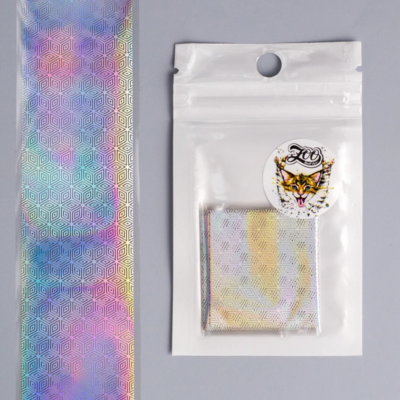 Transfer Folie Holographie in verschiedenen Farben von ZOO Nail