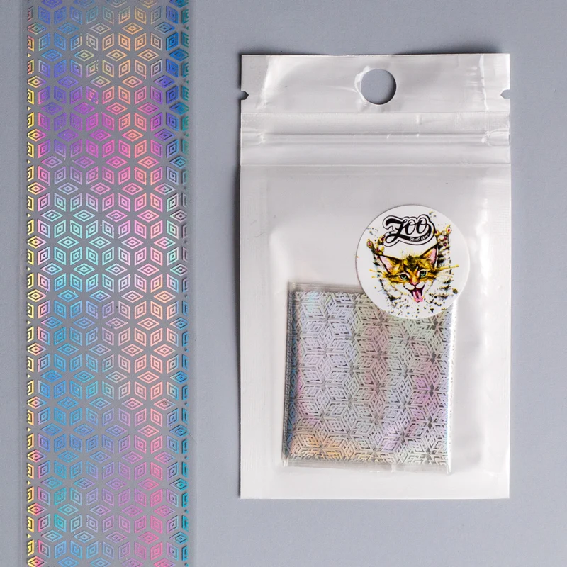 Transfer Folie Holographie in verschiedenen Farben von ZOO Nail