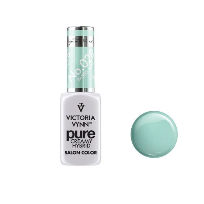 028 Pastel Mint — Gel polish Pure Creamy 8ml VICTORIA VYNN