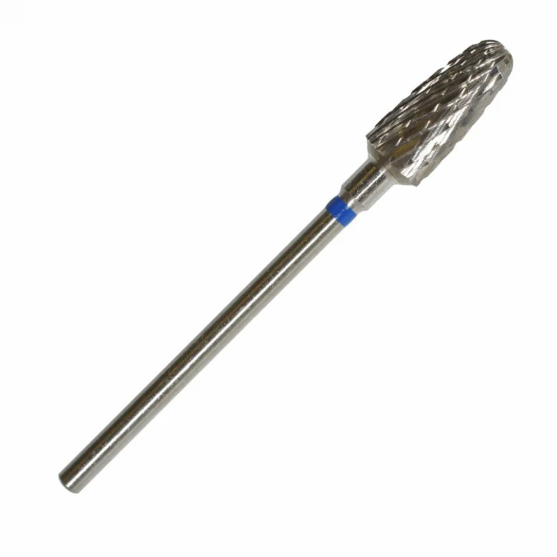Fräseraufsatz Hartmetall Bit mittel (blau) in Größen: 4,0 mm bis 6,0 mm von KMIZ