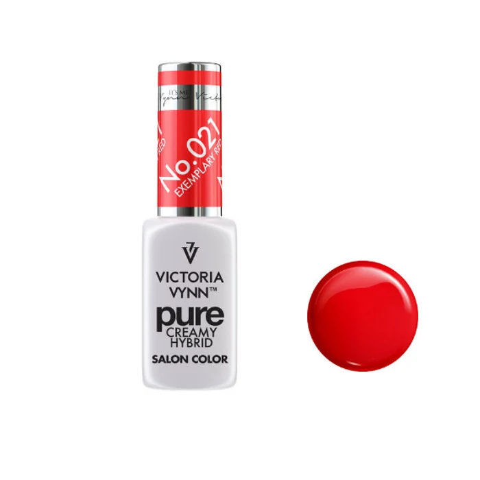 021 Exemplary Red — Gel polish Pure Creamy 8ml VICTORIA VYNN