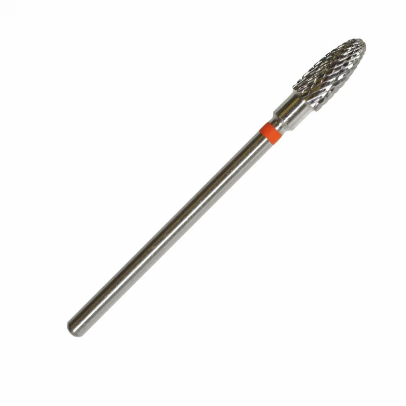 Fräseraufsatz Hartmetall Bit fein (rot) in Größen: 2,3mm bis 6,0mm von KMIZ
