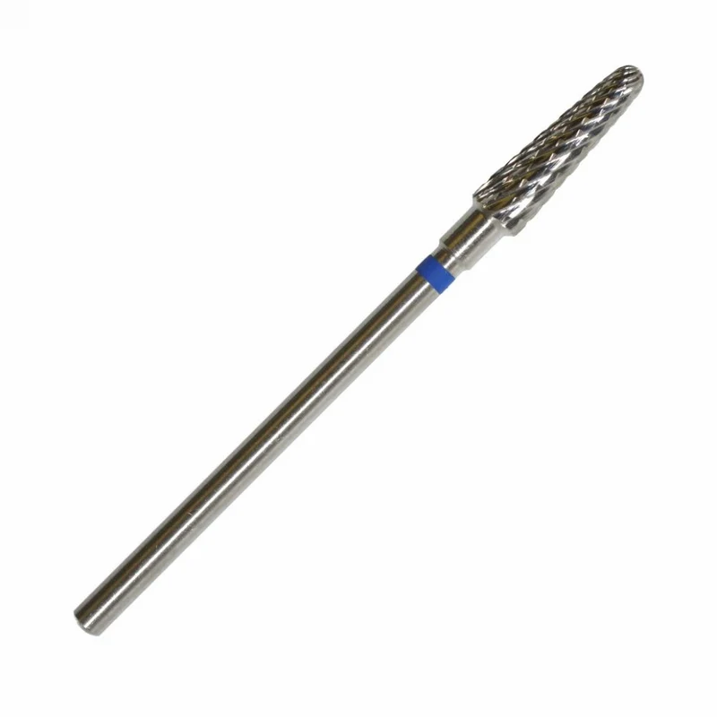 Fräseraufsatz Hartmetall Bit mittel (blau) Größe: 3,5mm bis 6,0mm von KMIZ