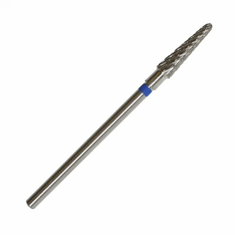 Fräseraufsatz Hartmetall Bit mittel (blau) Größe: 3,5mm bis 6,0mm von KMIZ