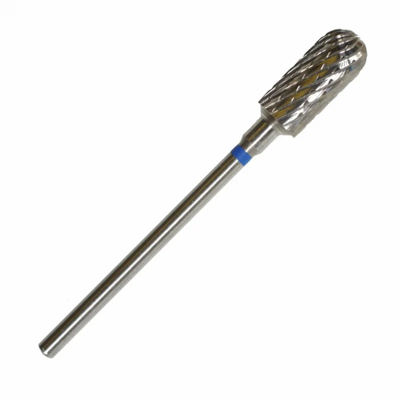 Fräseraufsatz Hartmetall Bit mittel (blau) quervezahnt in Größen:4,0 mm von KMIZ