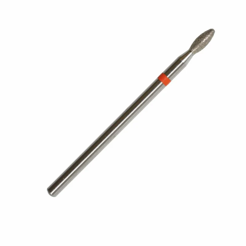 Fräseraufsatz Diamant Bit Ellipse fein (rot) in Größen: 1,6 mm bis 2,3 mm von KMIZ