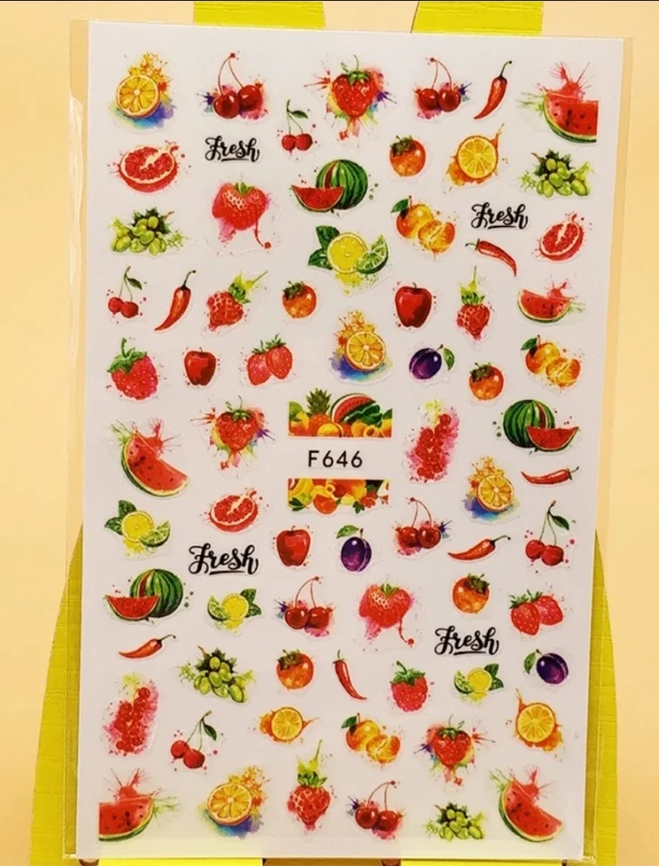 Sticker Sommer mit verschiedenen Mustern