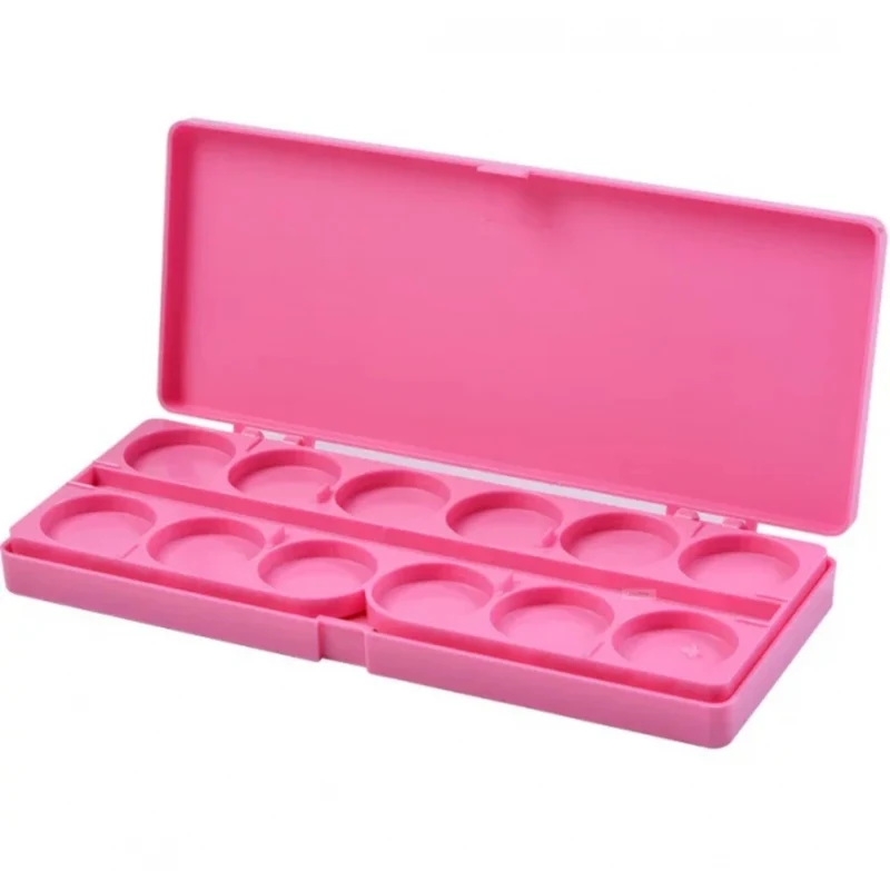 Mischpalette für Nailart in rosa 24 Mulden