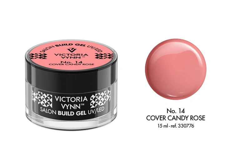 Build Gel UV/LED 14 Cover Candy Rose 15ml VICTORIA VYNN