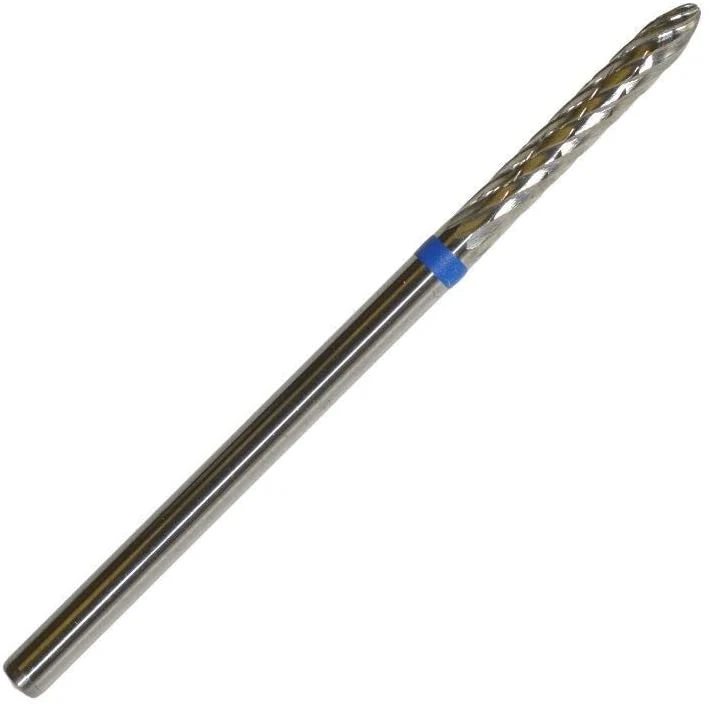 Fräseraufsatz Hartmetall Walzenrund (blau) mittel in Größen: 1,5mm und 2,3mm von KMIZ