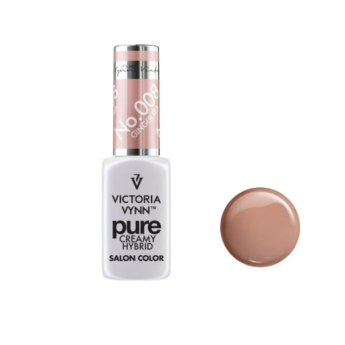 008 Ginger Tea — Gel polish Pure Creamy 8ml VICTORIA VYNN