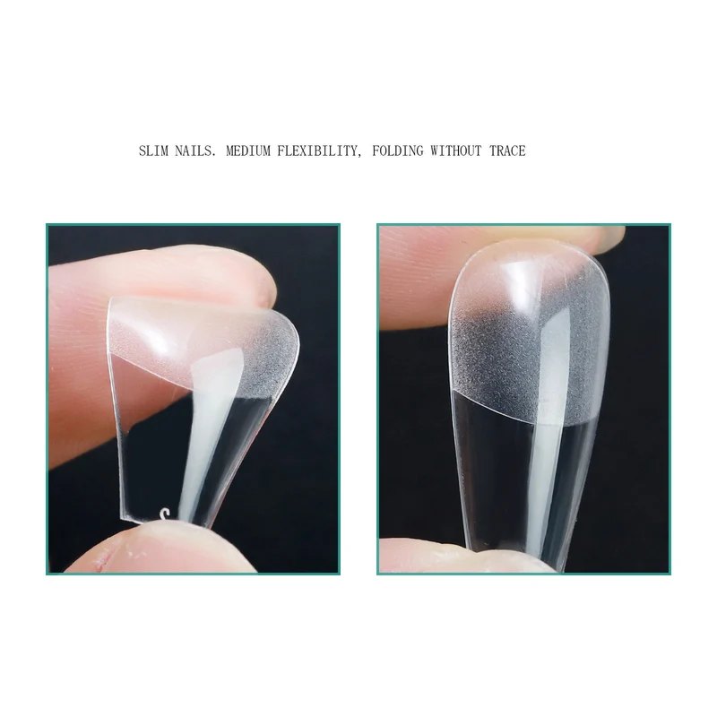 Medium Coffin Full Coverage - Soft gel Tips 550 Stk NailArt