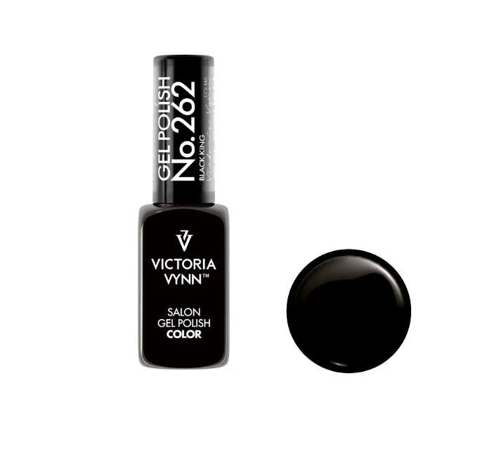 262 Black King Gel polish 8ml VICTORIA VYNN