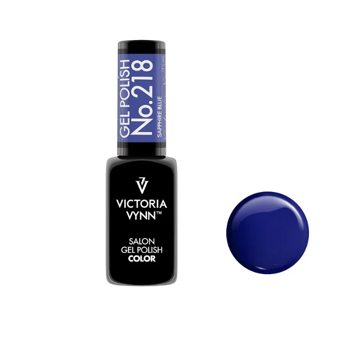 218 Saphire Blue Gel polish 8ml VICTORIA VYNN