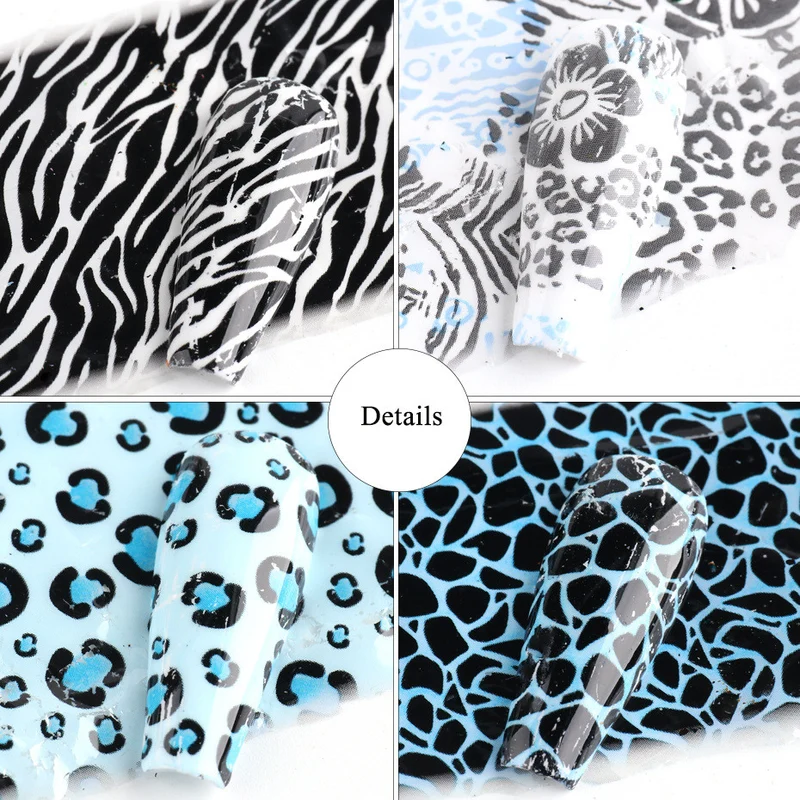 Nailart Folie Animal Print set 10 pcs