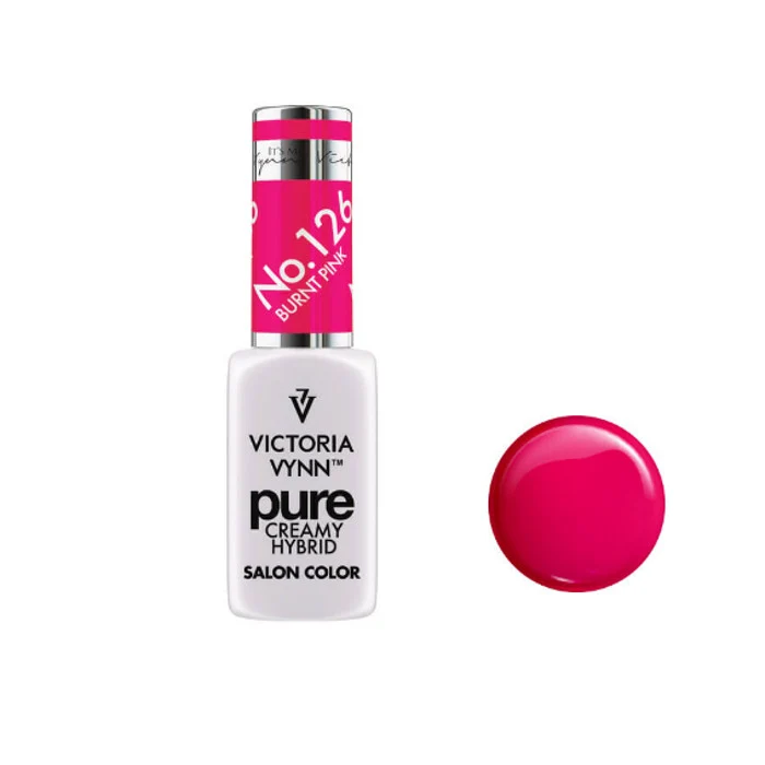 126 Burnt Pink — Gel polish Pure Creamy 8ml VICTORIA VYNN