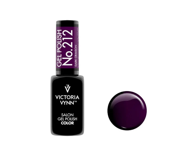 212 Dark Crimson Gel polish 8ml VICTORIA VYNN