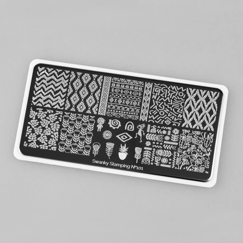Stamping Platte Schablone Nr. 101 von Swanky