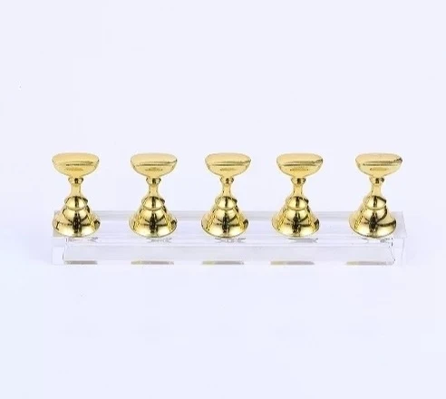 Tiphalterset Präsentationsdisplay in gold oder silber (5St)